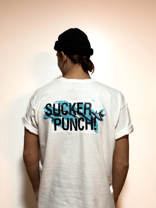 SUCKERPUNCH! Logo short sleeves paper cup