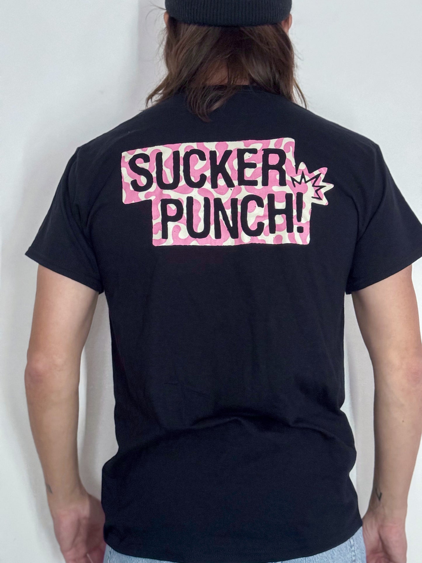 SUCKERPUNCH! Logo short sleeves T-shirt PINK
